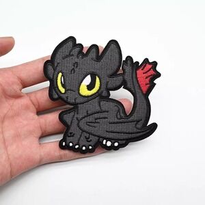 Embroidered Felt Little Dragon Baby Sew-on Iron-on Patch